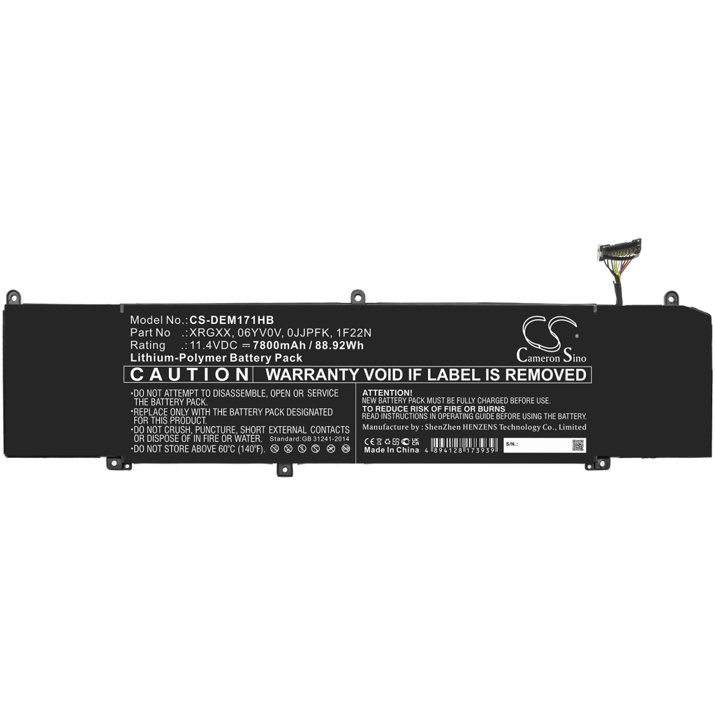 Notebook battery DELL ALIENWARE ALW15M-R1735R