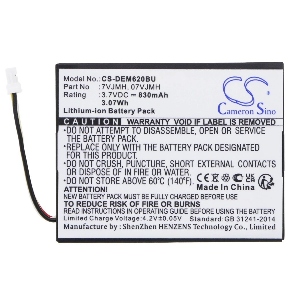 Baterii pentru laptop DELL CS-DEM620BU