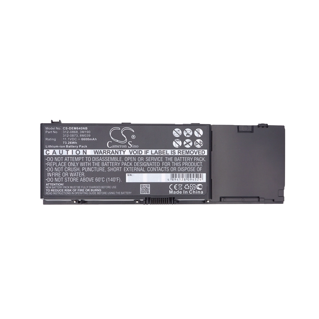 Baterii pentru laptop DELL CS-DEM640NB