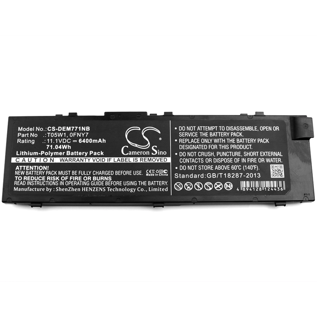 Notebook battery DELL Precision 15 7000