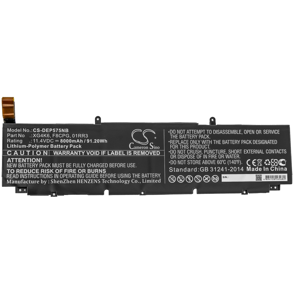 Baterii pentru laptop DELL Precision 5750 9V5RY (CS-DEP575NB)