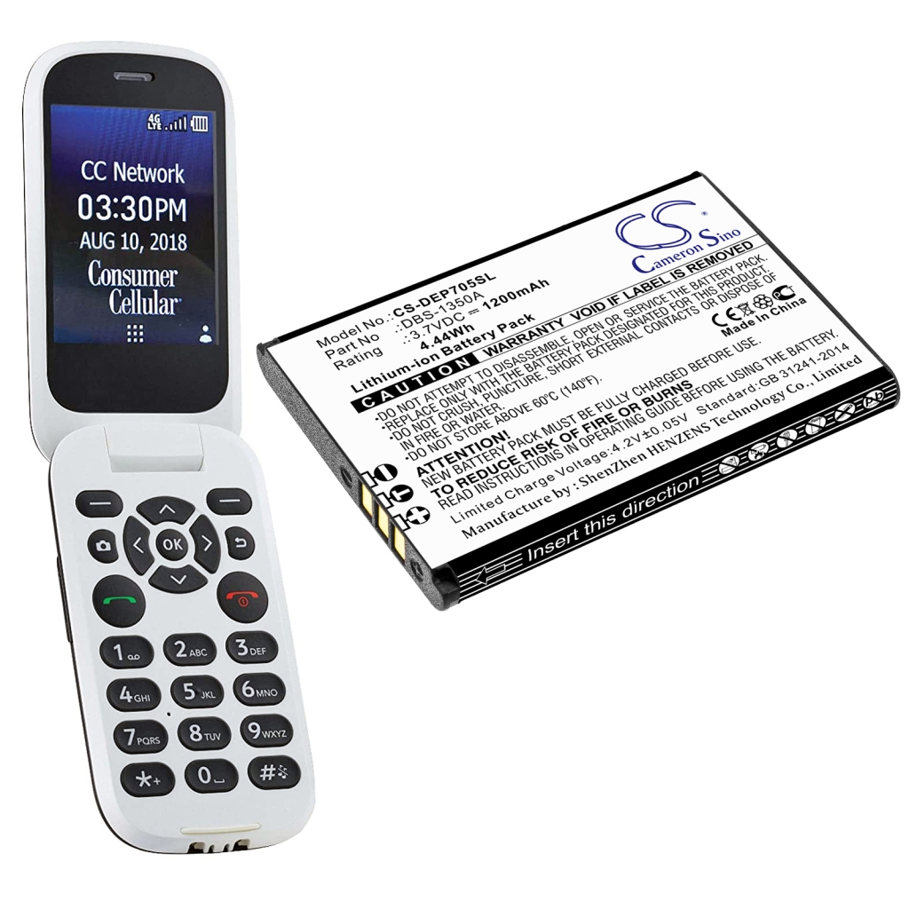 Baterie telefon mobil Doro 7441 (CS-DEP705SL)