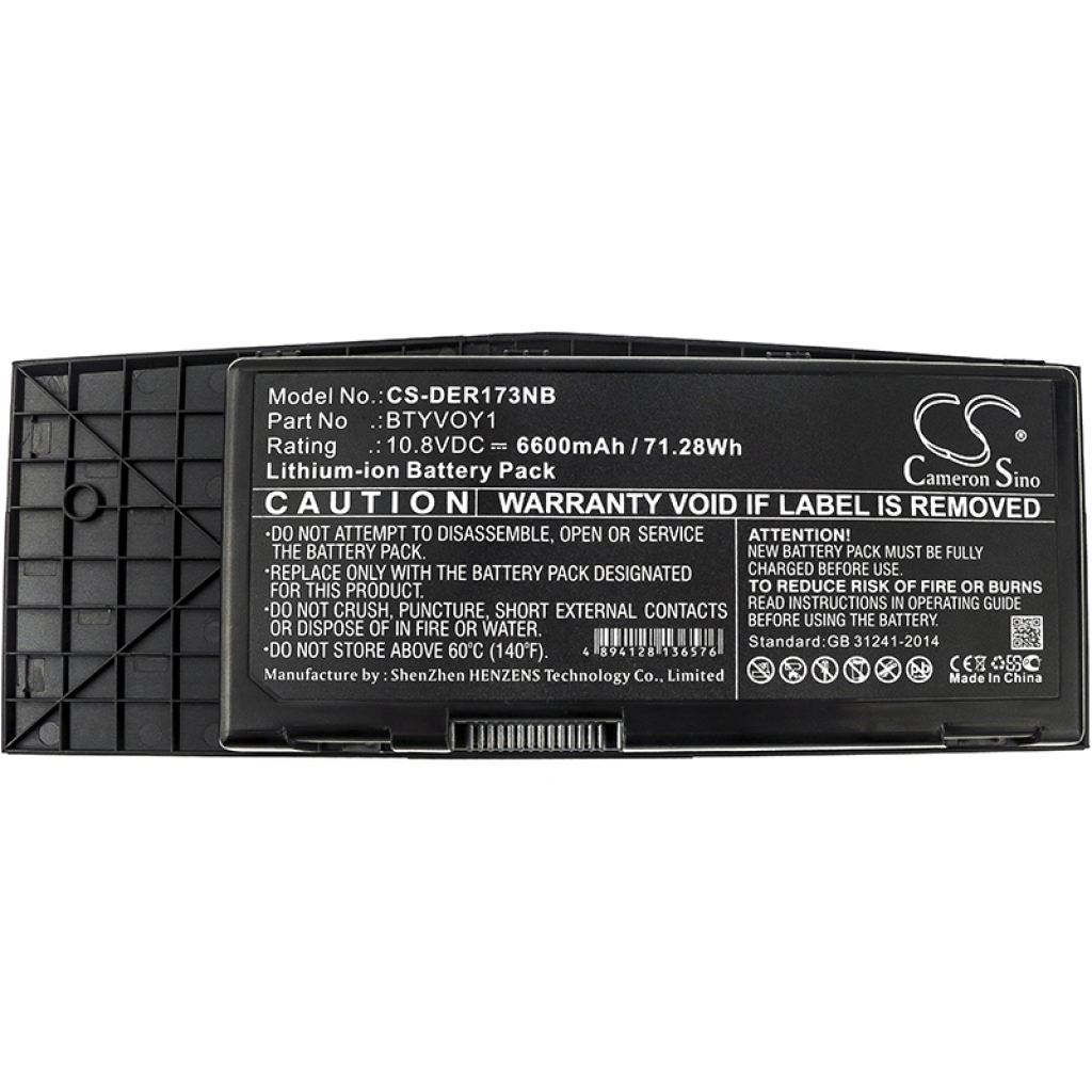 Baterii pentru laptop DELL Alienware M17x R3-3D (CS-DER173NB)