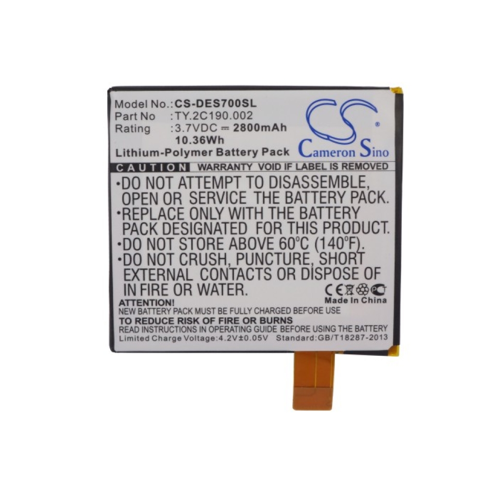 Înlocuire compatibilă pentru bateria DELL TY.2C190.002