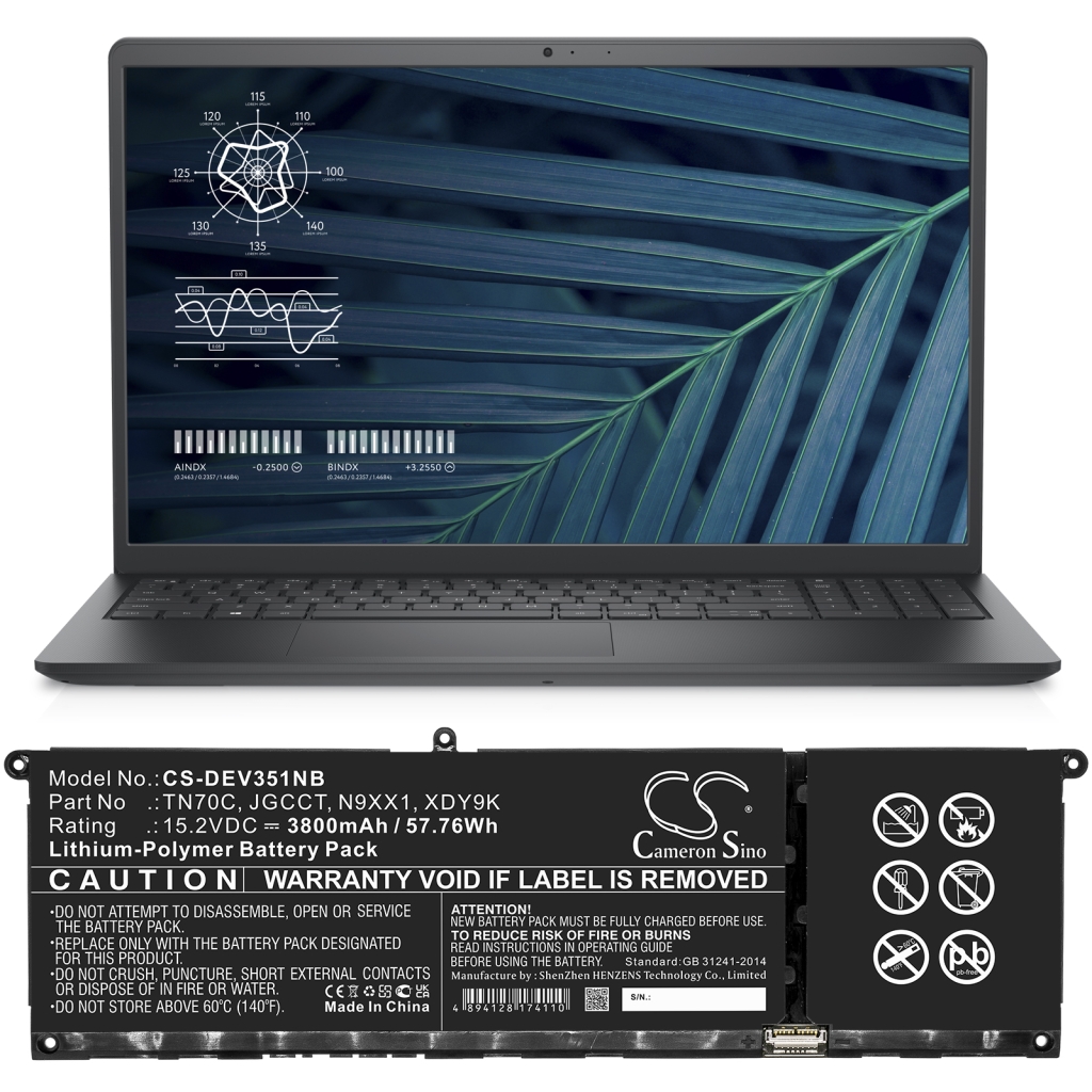 Baterii pentru laptop DELL Vostro 5410 (CS-DEV351NB)