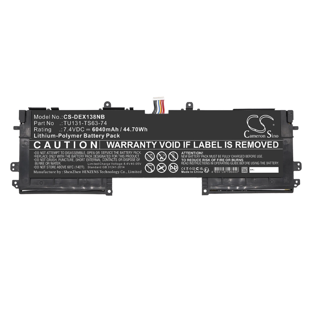 Baterii pentru laptop DELL CS-DEX138NB