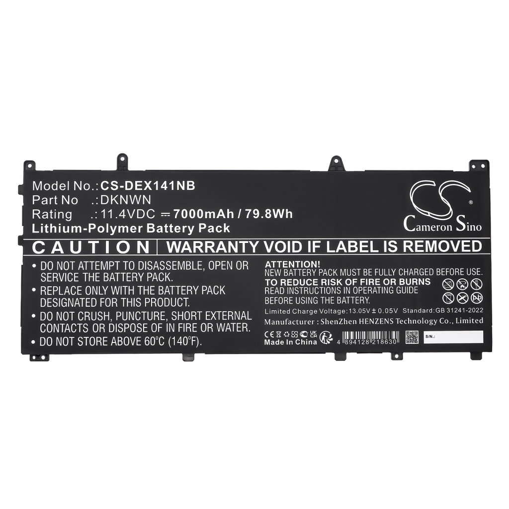 Notebook battery DELL CS-DEX141NB
