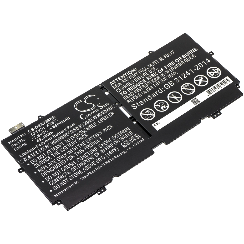 Baterii pentru laptop DELL CS-DEX739NB