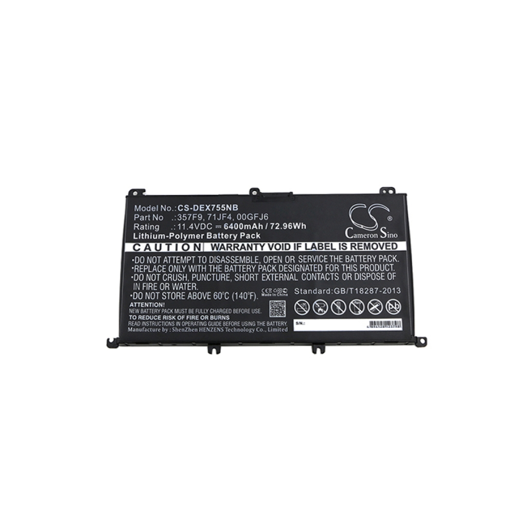 Baterii pentru laptop DELL Inspiron 15PD-1748B (CS-DEX755NB)
