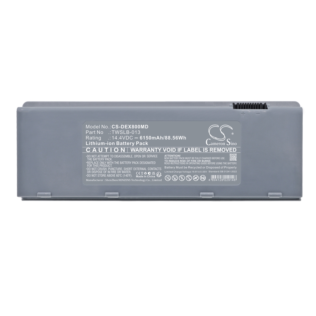 Battery compatible with Edan CS-DEX800MD
