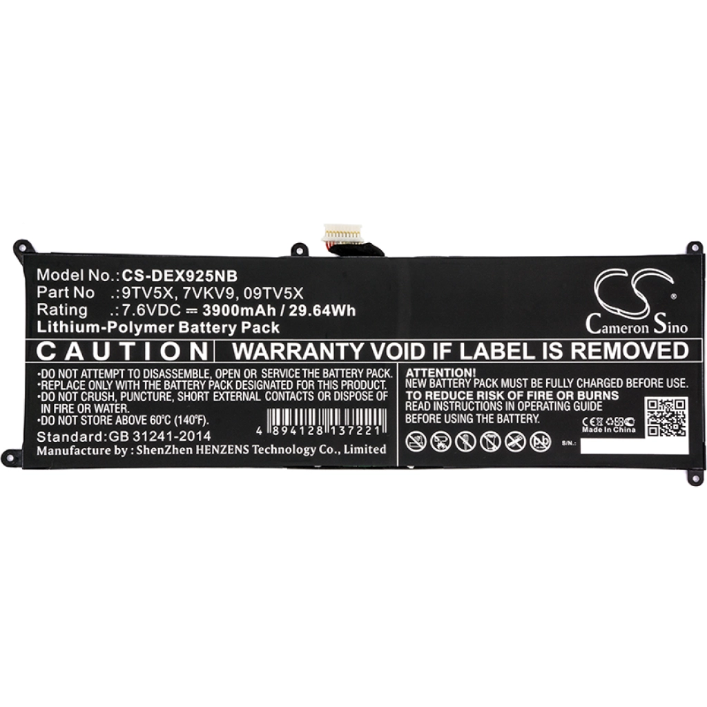 Baterii pentru laptop DELL CS-DEX925NB
