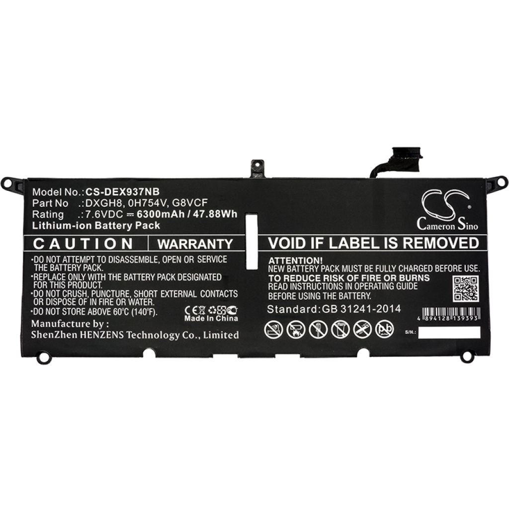 Baterii pentru laptop DELL XPS9370-7002SLV (CS-DEX937NB)