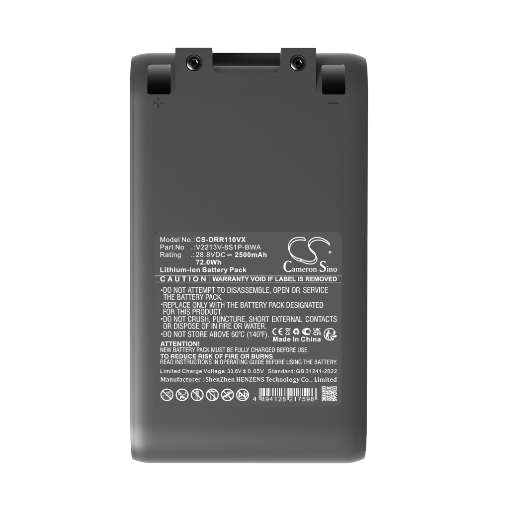 Înlocuire compatibilă pentru bateria Dreame V2213V-8S1P-BWA