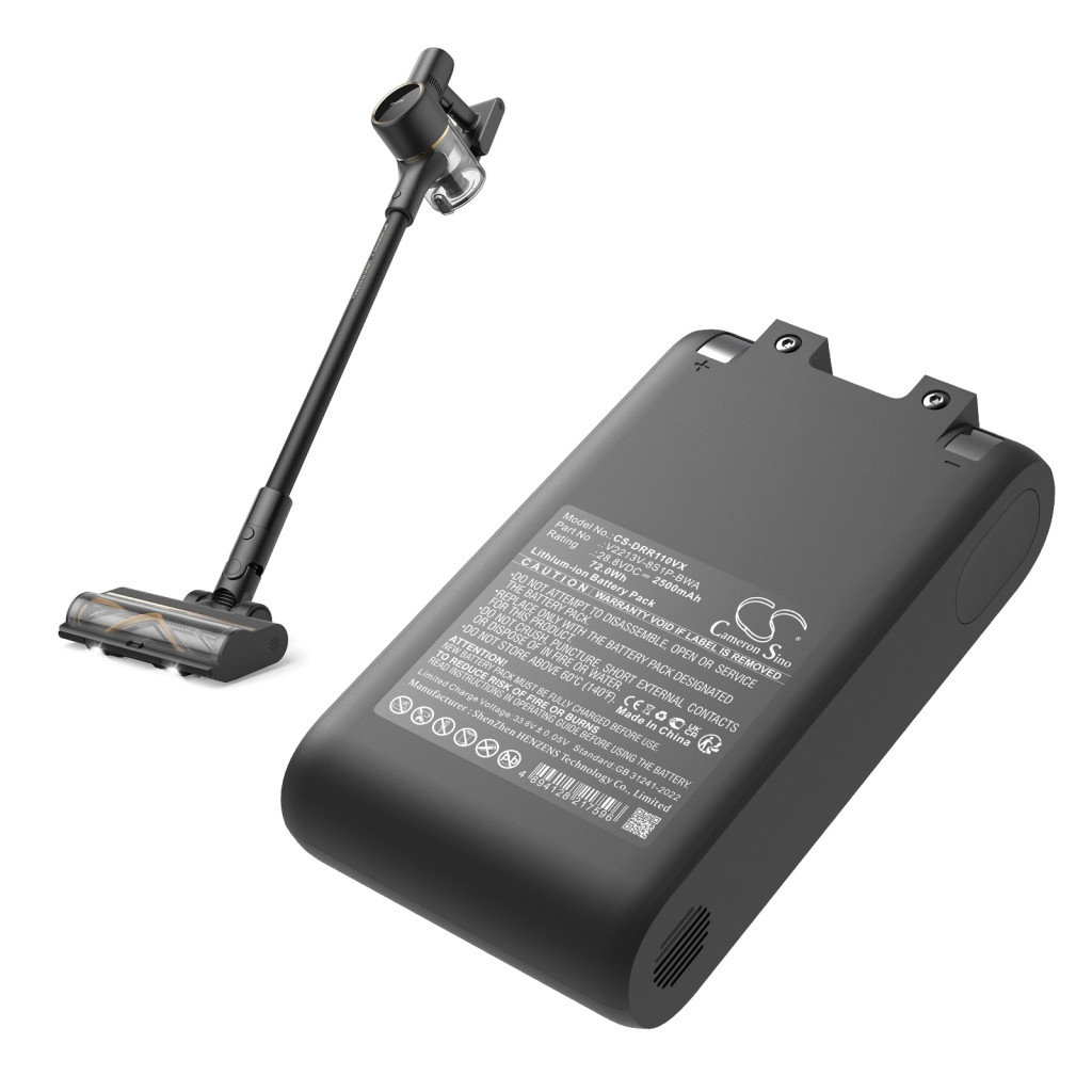 Înlocuire compatibilă pentru bateria Dreame V2213V-8S1P-BWA