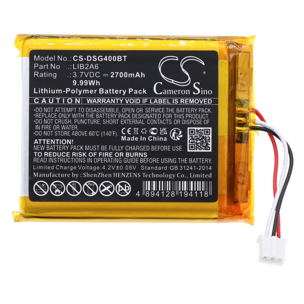 Înlocuire compatibilă pentru bateria Visonic LIB2A6