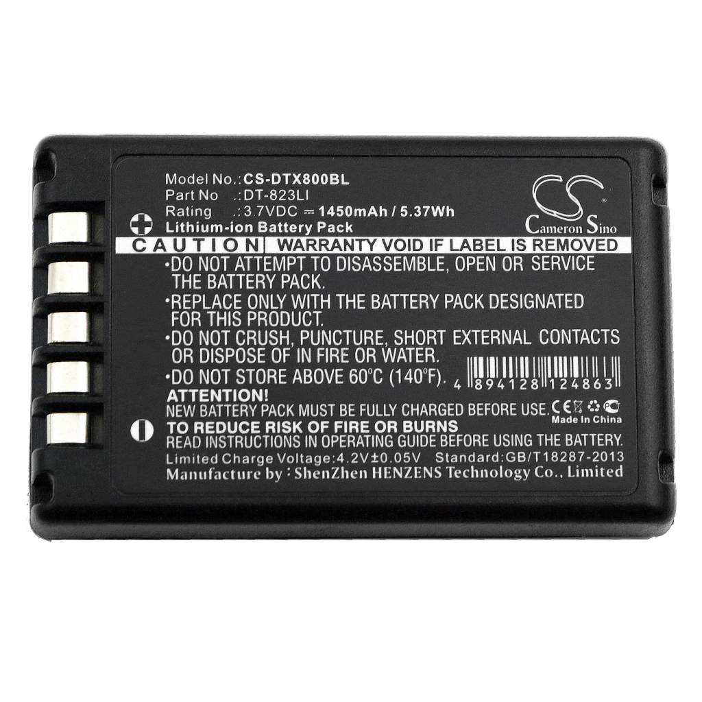 BarCode, Scanner Battery Casio CS-DTX800BL