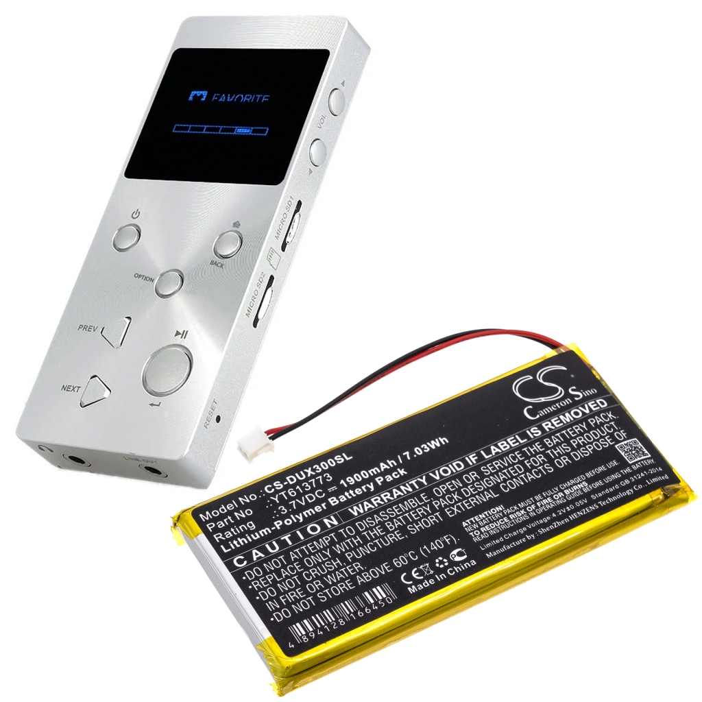 Baterie MP3, MP4, PMP Xduoo CS-DUX300SL