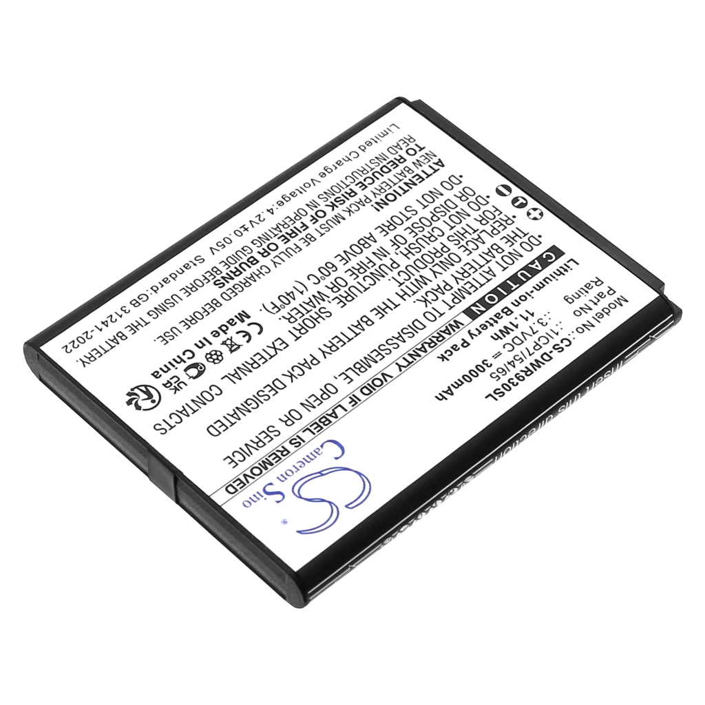 Înlocuire compatibilă pentru bateria D-link 1ICP7/54/65