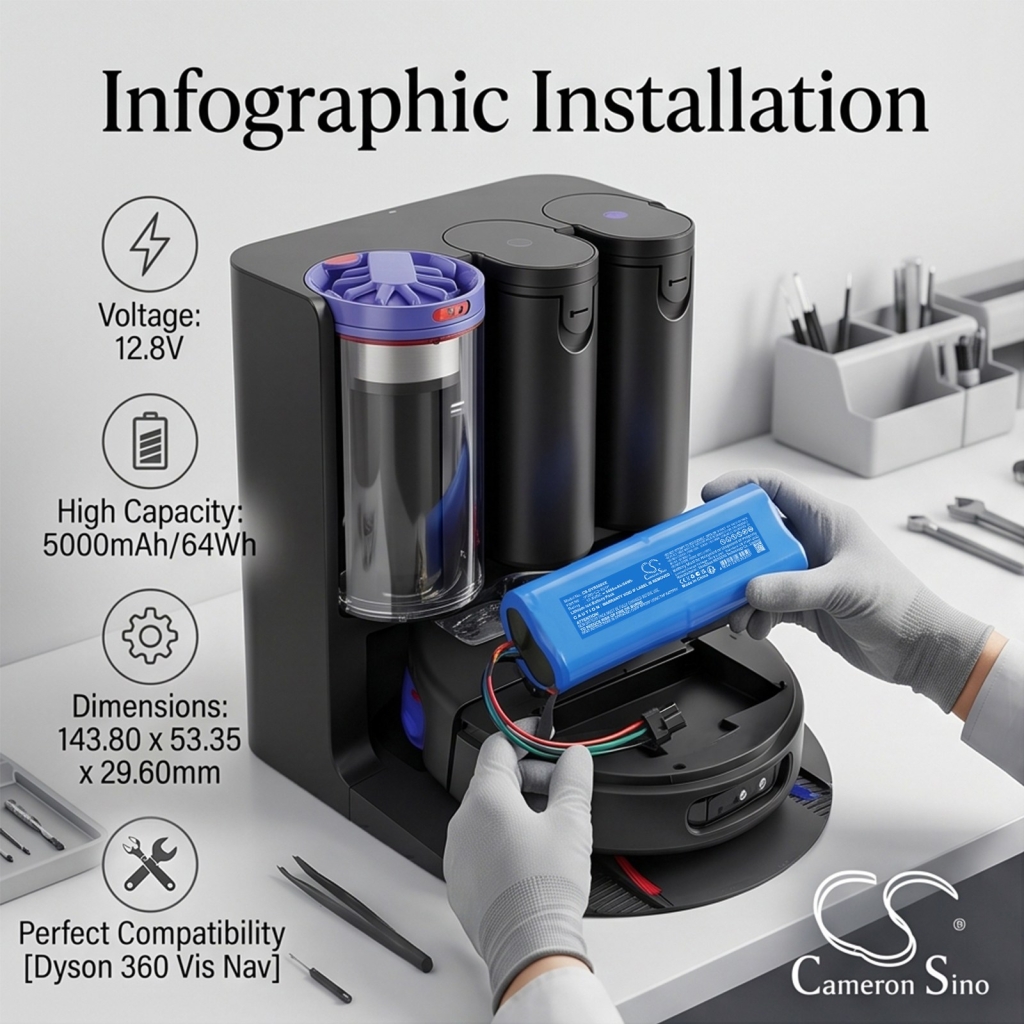 Baterie compatibil cu Dyson CS-DYR500VX