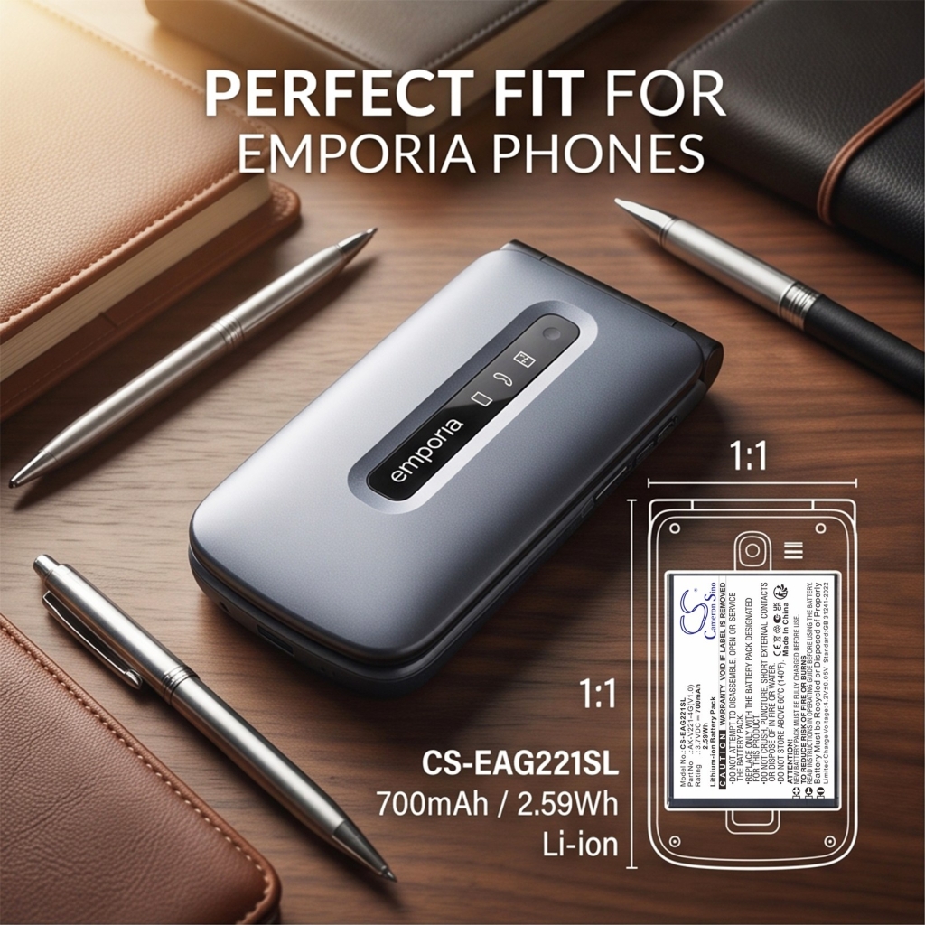 Baterii compatibil cu Emporia Active Glam Glam 4G CS-EAG221SL