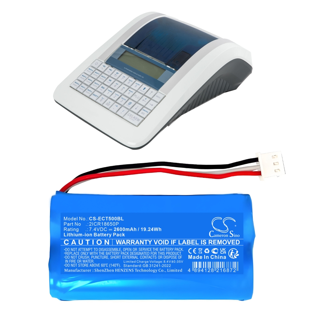 Înlocuire compatibilă pentru bateria Elcom 2ICR18650P
