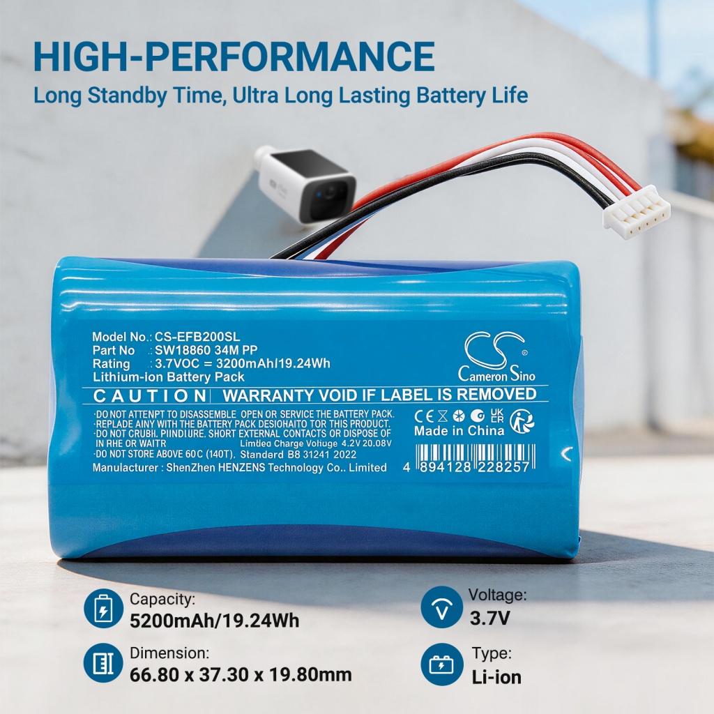 Battery compatible with Eufy