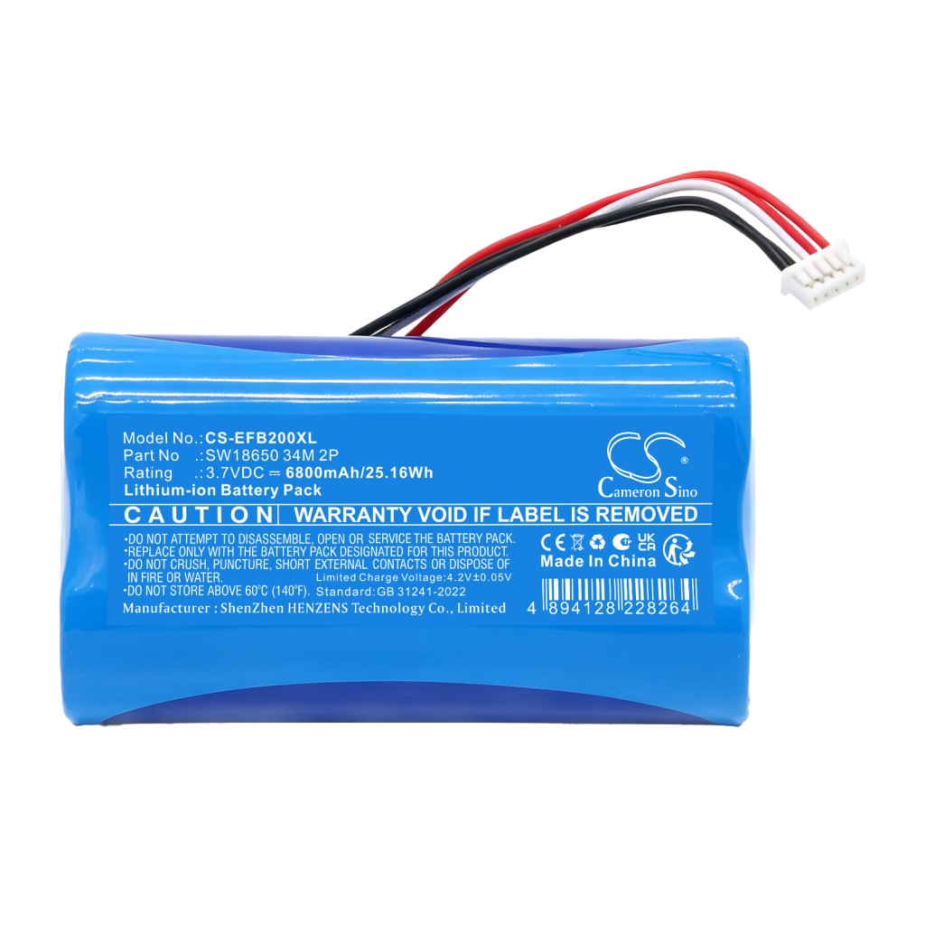 Battery compatible with Eufy CS-EFB200XL