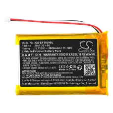 Compatible battery replacement for Eufy BAT-JSY-BL