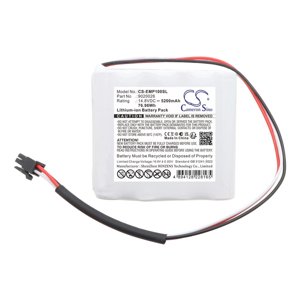 Etichetă frontală CS-EMP100SL 14,8V 5200mAh 76,96Wh Cameron Sino