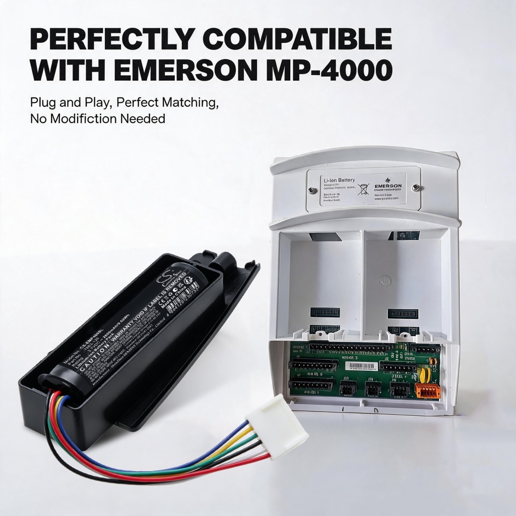 Battery compatible with Emerson