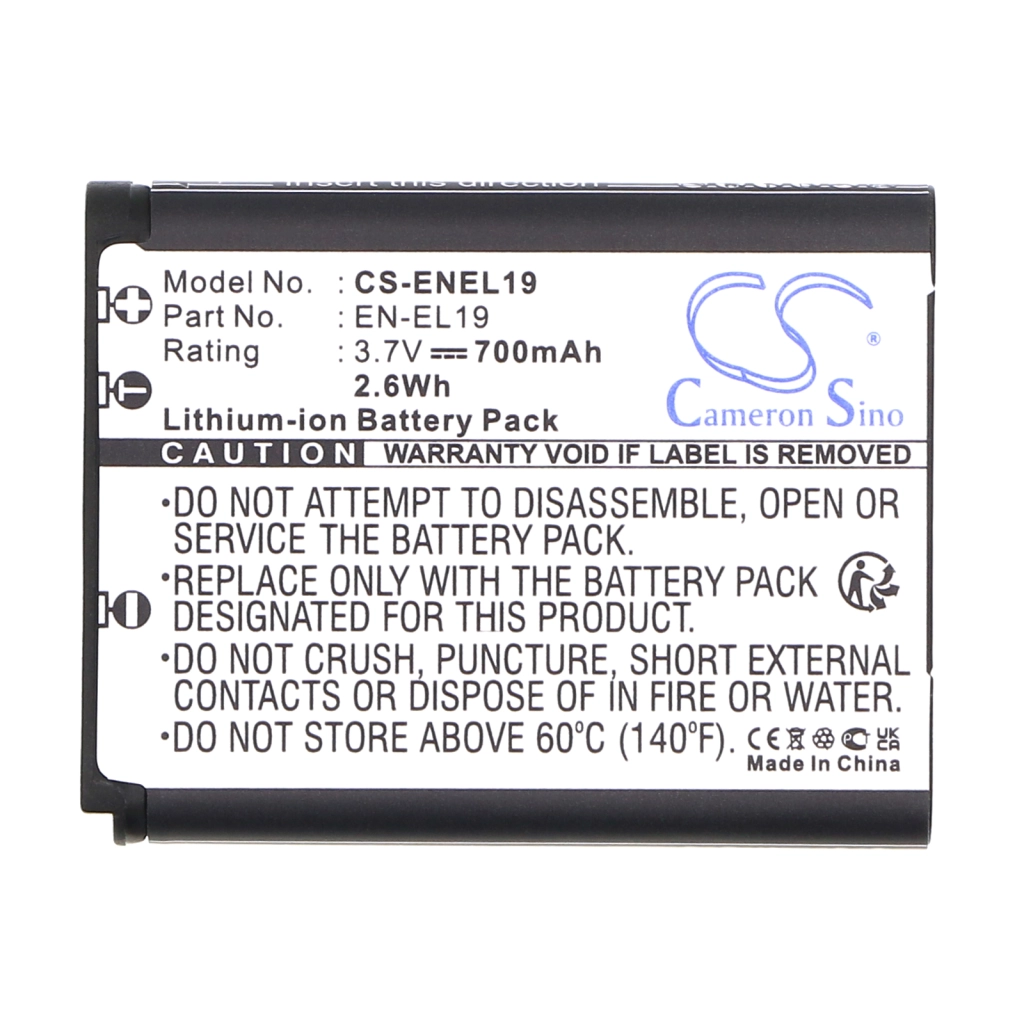 Camera Battery Nikon Coolpix S6400
