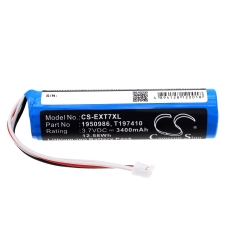 Compatible battery replacement for Extech 1950986,T197410,T198470ACC,T199376ACC