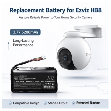 Înlocuire compatibilă pentru bateria Ezviz PH18650-6