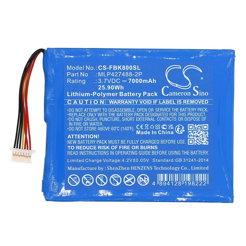 Baterie tabletă Fieldbook Rugline RT86 Industrie Tablet (CS-FBK800SL)
