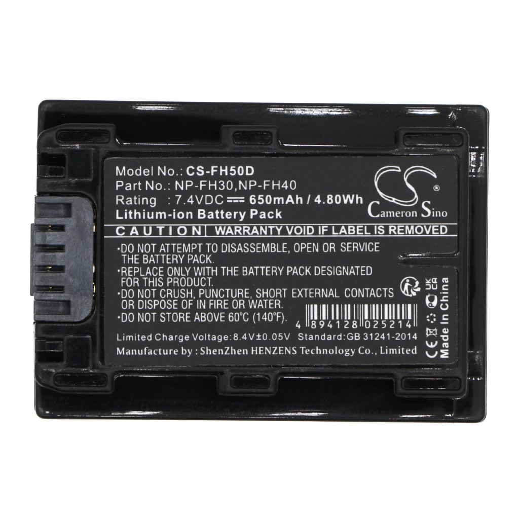 Camera Battery Sony DCR-SR82C