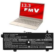 Înlocuire compatibilă pentru bateria FUJITSU CP790491-01,CP790492-01,FPB0356,FPB0357,GC020028M00...
