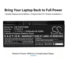 Înlocuire compatibilă pentru bateria FUJITSU CP854407-02,FMVNBPXXX,FMVQH04001,FPB0374,FPB0374S