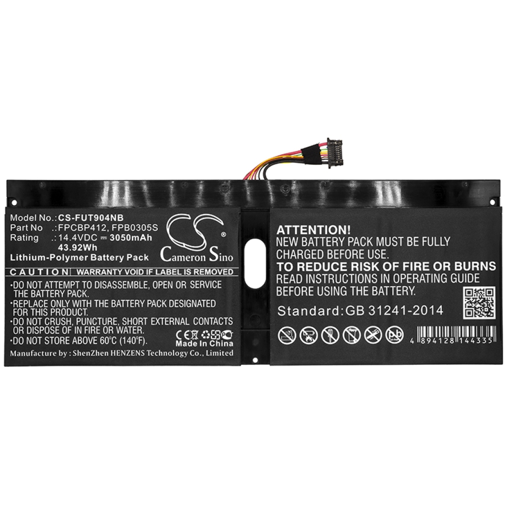 Înlocuire compatibilă pentru bateria FUJITSU FPB0305S,FPCBP412
