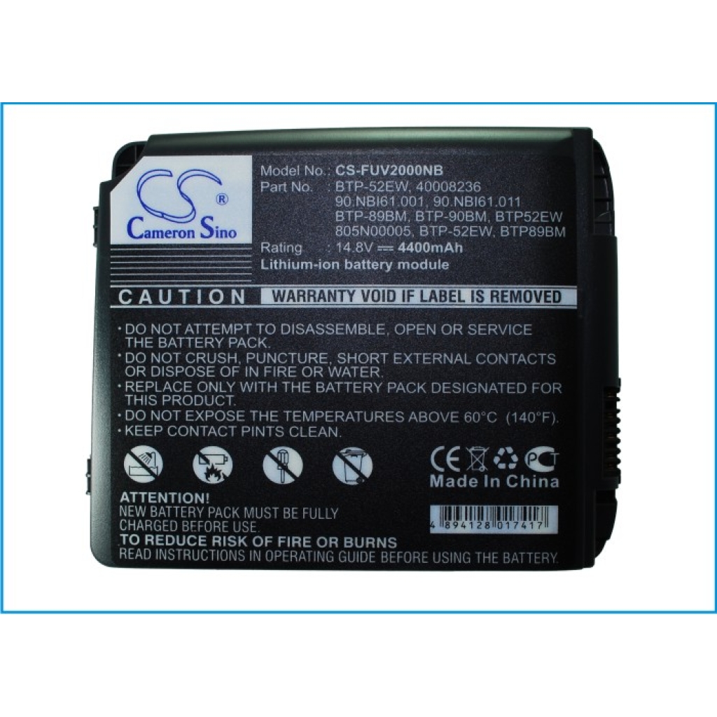 Baterii pentru laptop Fujitsu Amilo Pro V2000 (CS-FUV2000NB)