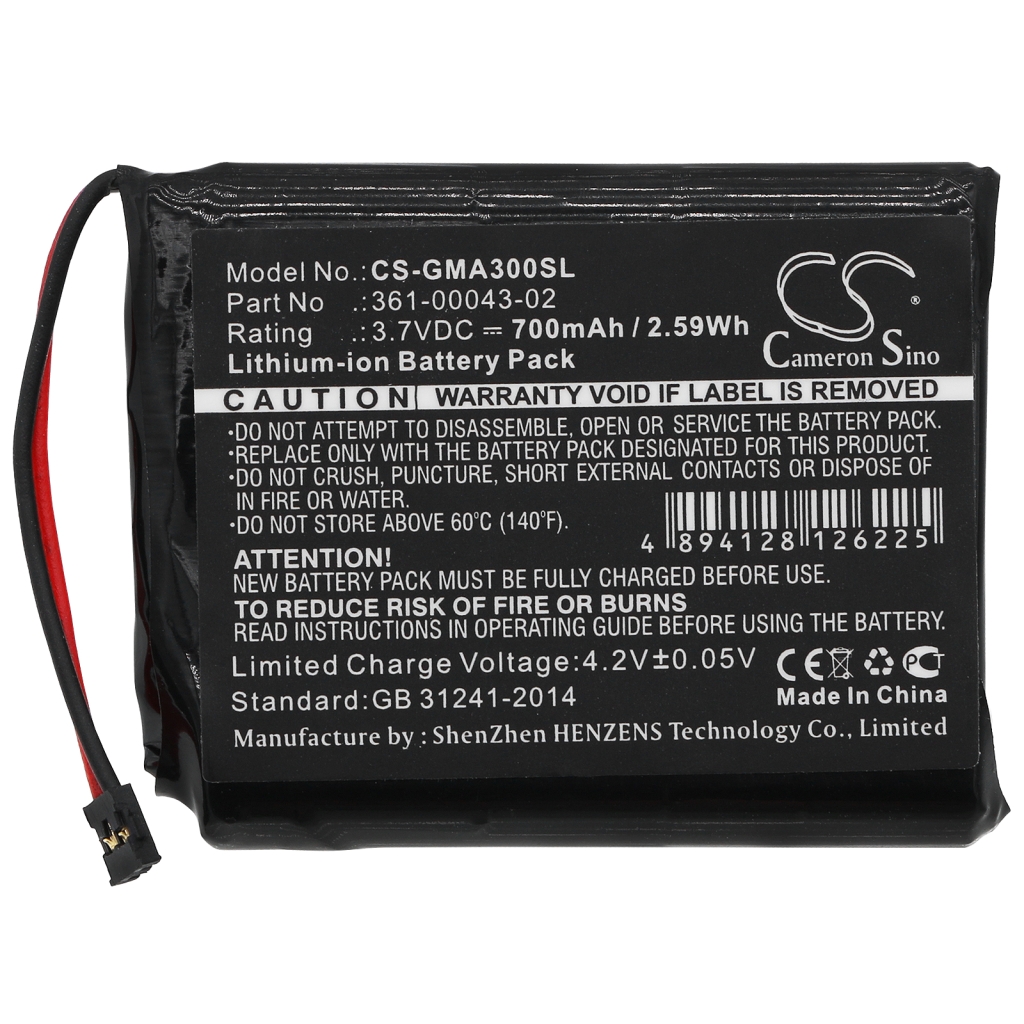 Baterie GPS, Navigator Garmin Approach G30 (CS-GMA300SL)