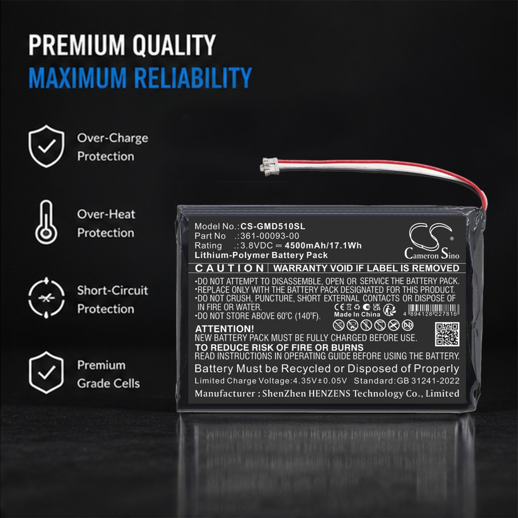 Baterie compatibil cu Garmin CS-GMD510SL