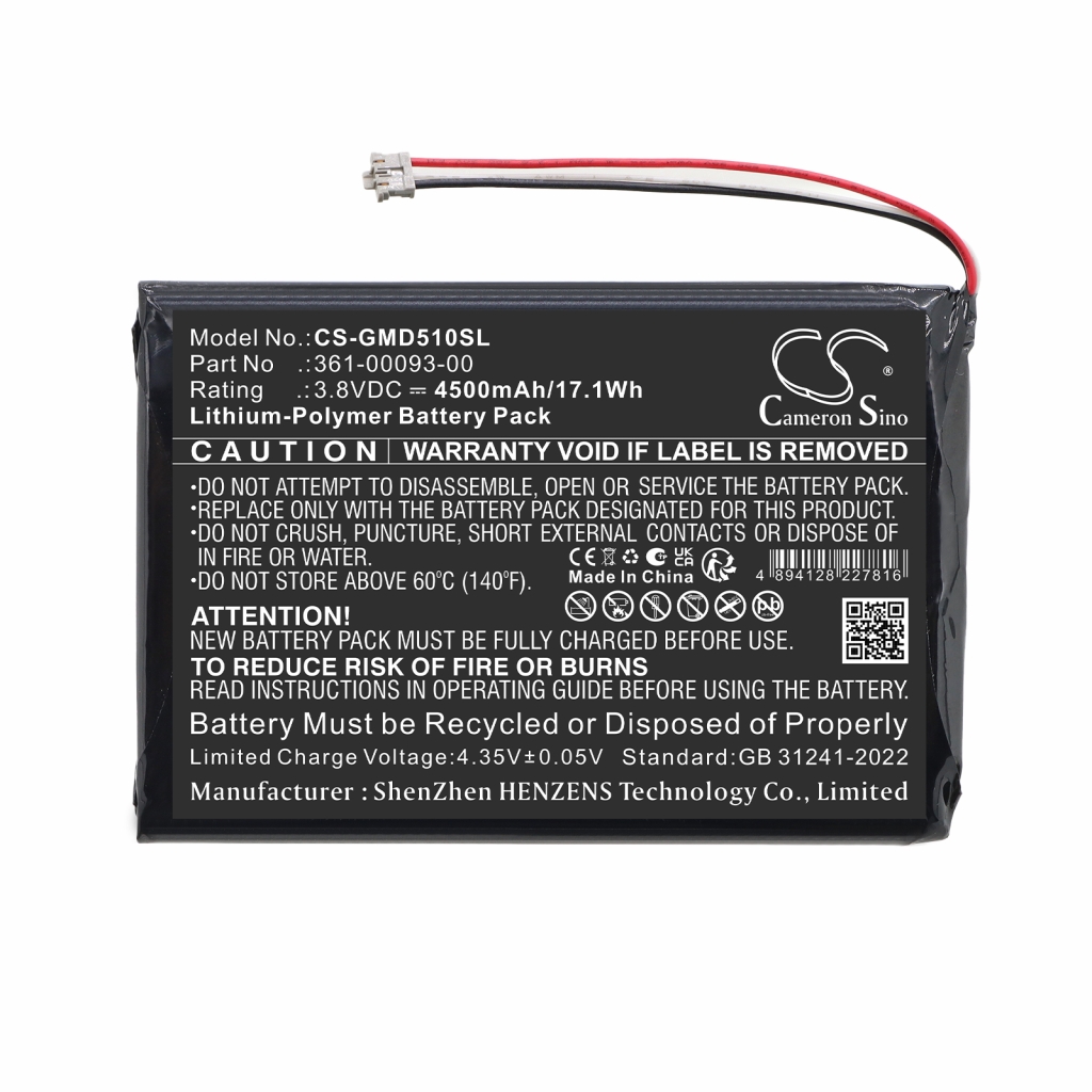 Baterie compatibil cu Garmin CS-GMD510SL