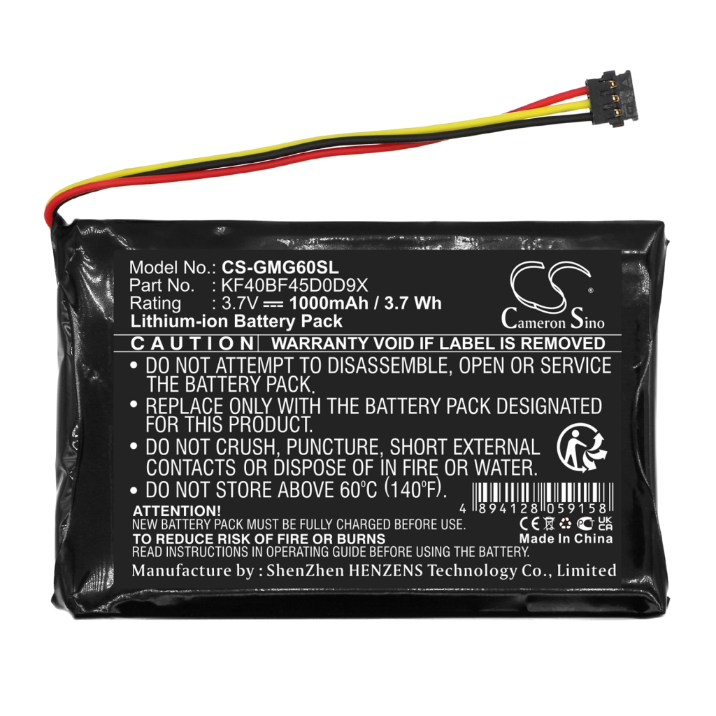 Înlocuire compatibilă pentru bateria Garmin KF40BF45D0D9X