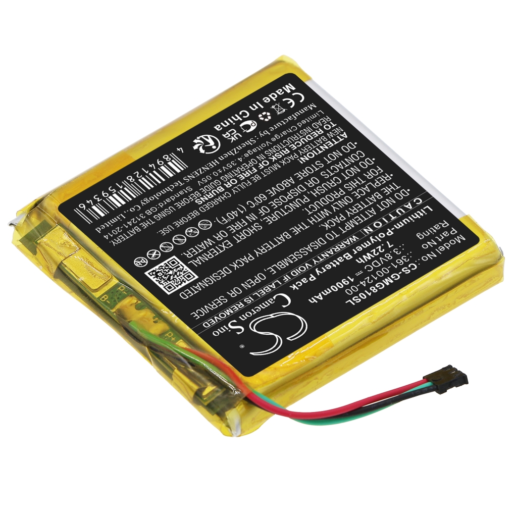 Baterie GPS, Navigator Garmin Approach G80 (CS-GMG810SL)