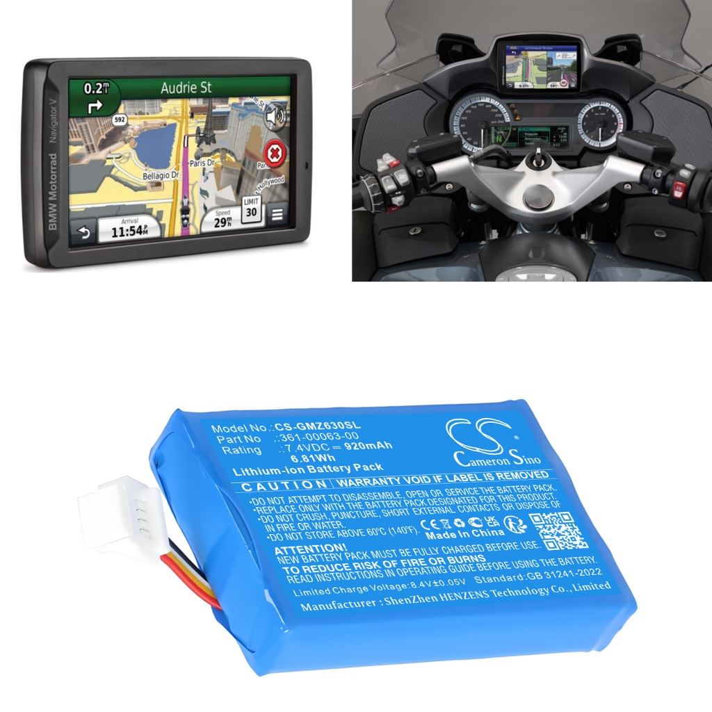 Baterie GPS, Navigator Bmw Motorrad Navigator VI 6 Endurance (CS-GMZ630SL)