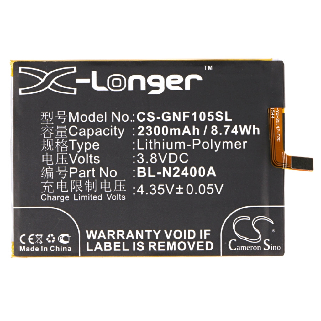 Înlocuire compatibilă pentru bateria GIONEE BL-N2400A