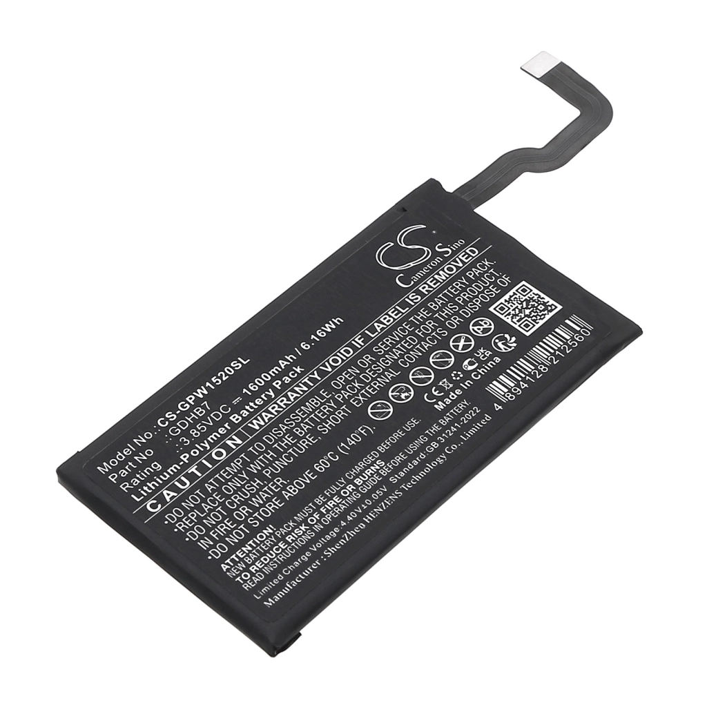 Compatible battery replacement for Google GDHB7