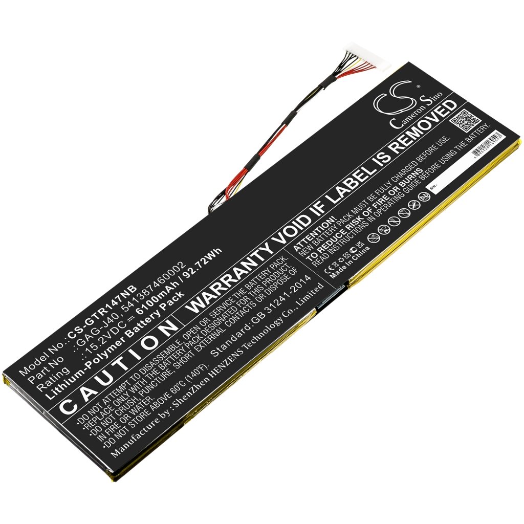 Baterii pentru laptop Gigabyte Aero 15S SA (CS-GTR147NB)