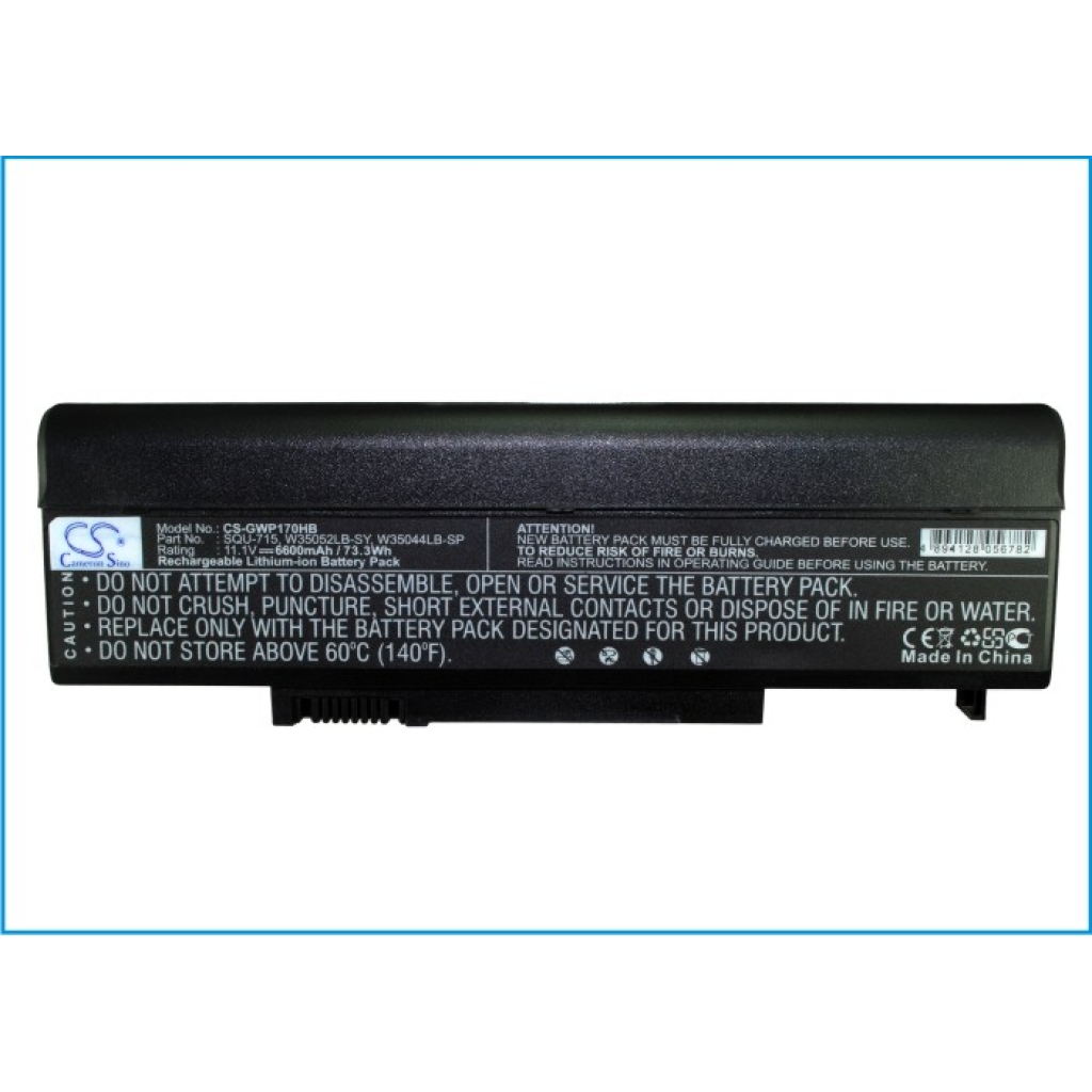 Baterii pentru laptop Gateway M150S Slate Grey Ridgeview (CS-GWP170HB)