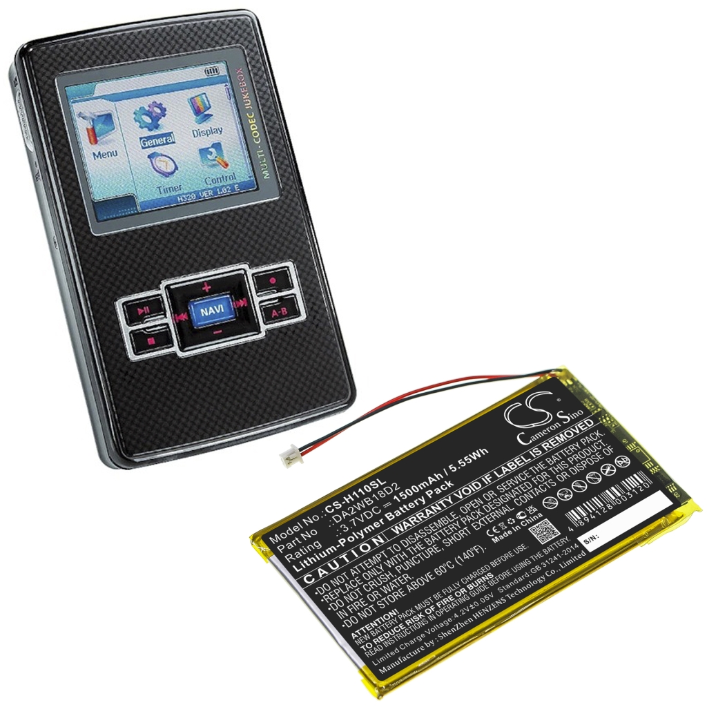 Baterie MP3, MP4, PMP iRiver CS-H110SL